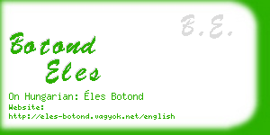 botond eles business card